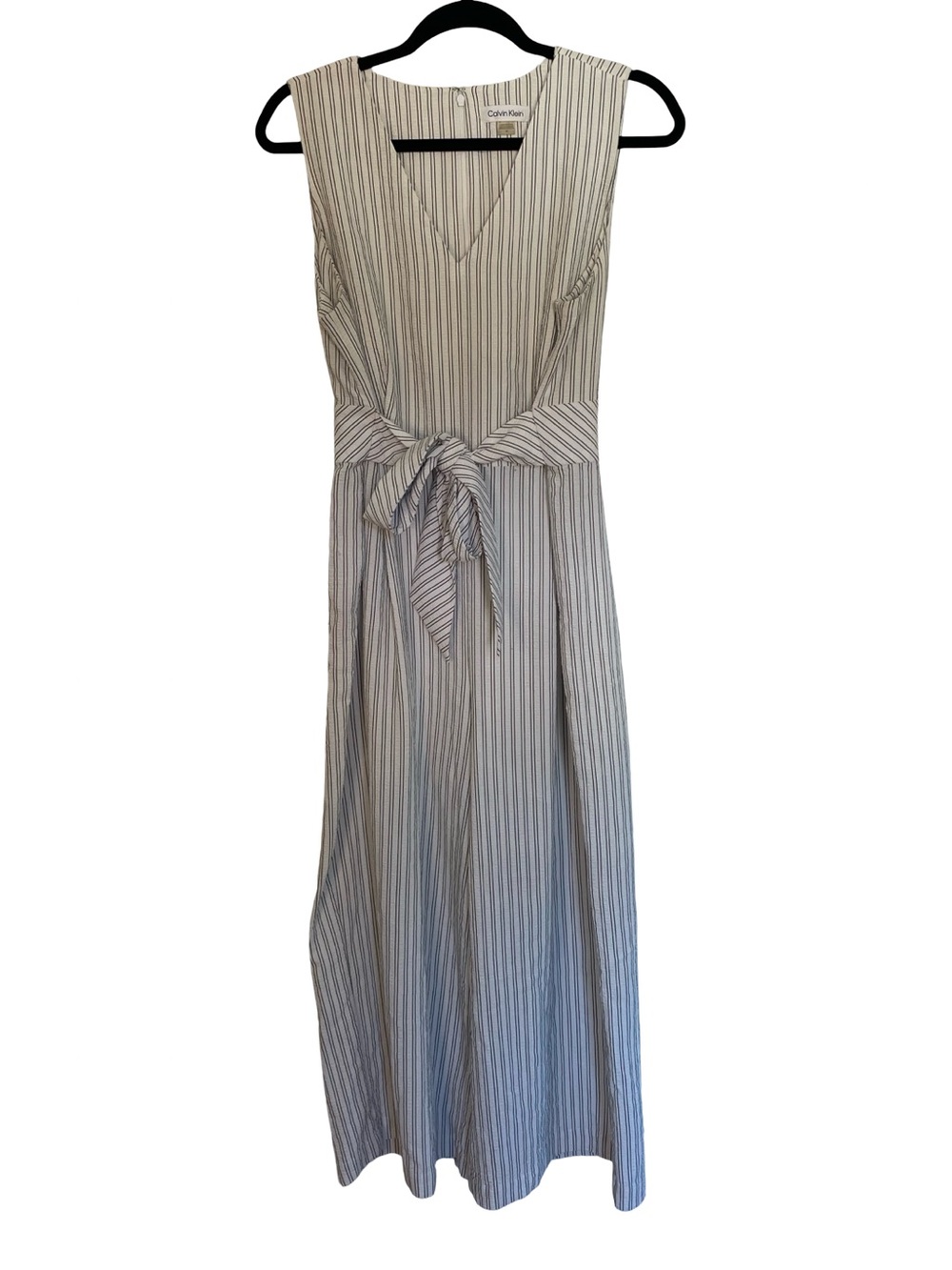Calvin Klein Striped Jumpsuit